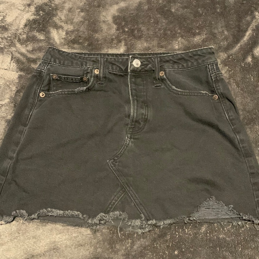 American eagle high rise jeans skirt